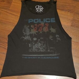 Chaser Brown The Police Graphic Tank
